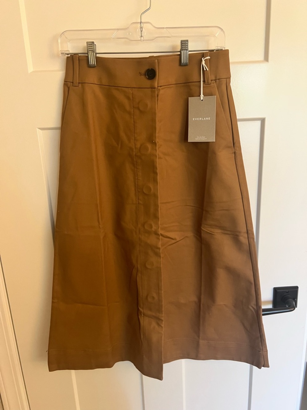 Everlane Cotton A-line Skirt - Picture 2 of 7